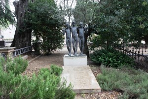 Escultura 'Els tres gitanets', de Rebull, que opta a la Millor Escultura